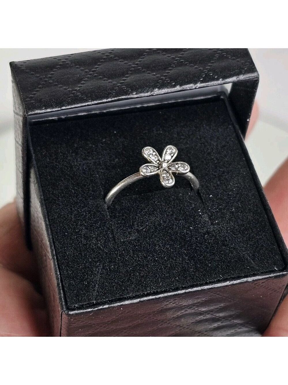 Pandora Dazzling Daisy Ring With Gift Box ALE 925 Sterling Silver Authentic